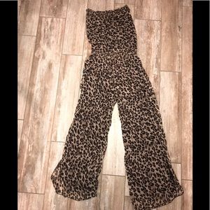 Leopard Print Jumpsuit